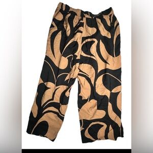a new day Black and Tan Wide Leg Pants